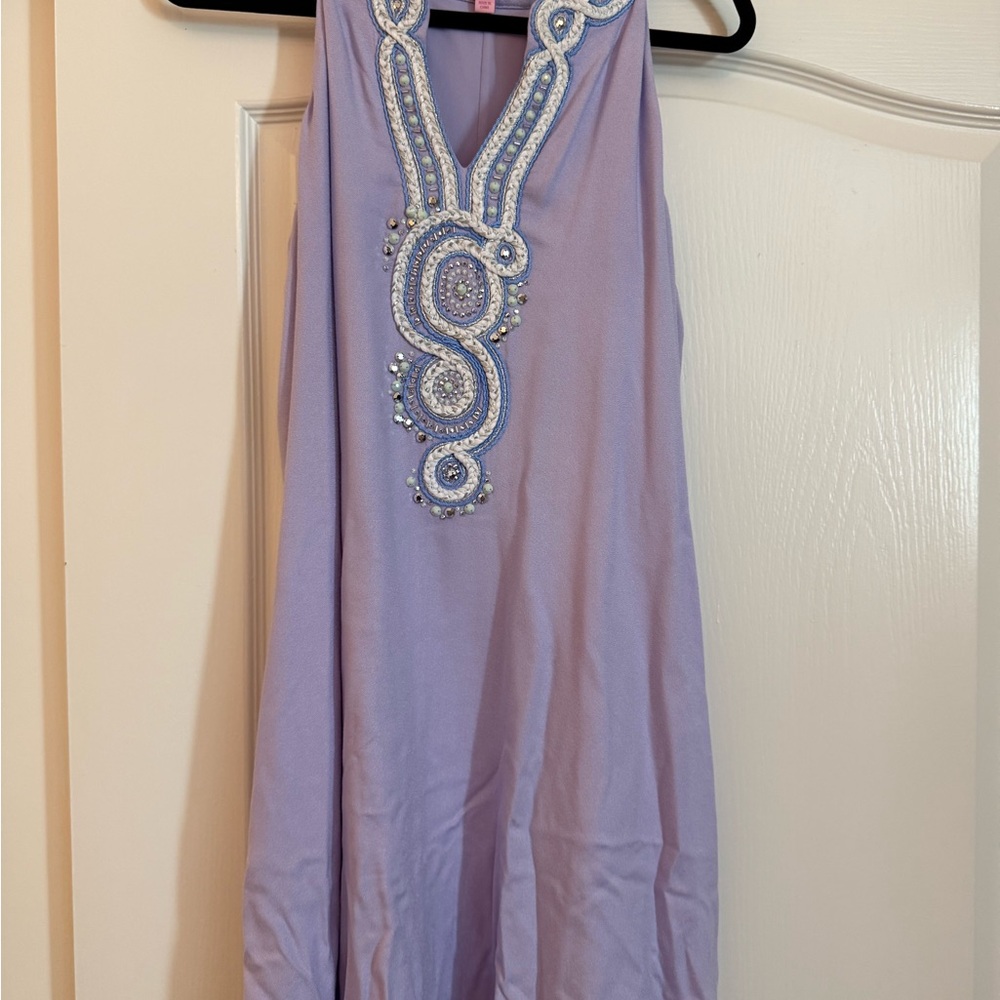 Lilly Pulitzer Embellished Lavender Dress
